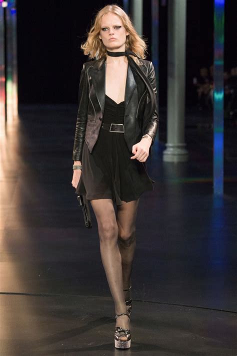 ysl collezione primavera estate 2015|Saint Laurent Spring 2015: Rock On .